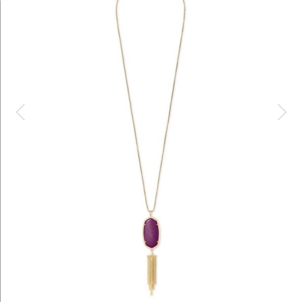 Kendra Scott Purple Jade Rayne Necklace